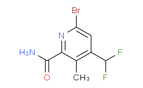 6-Bromo-4-(difluoromethyl)-3-methylpyridine-2-carboxamide