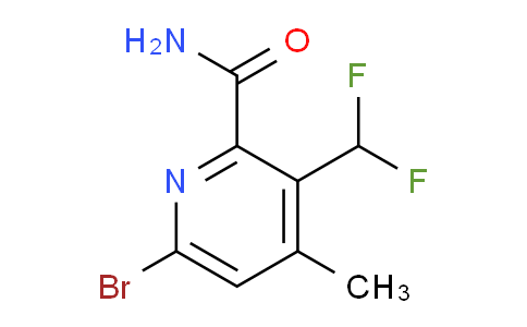 6-Bromo-3-(difluoromethyl)-4-methylpyridine-2-carboxamide