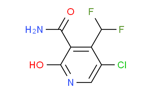 5-Chloro-4-(difluoromethyl)-2-hydroxypyridine-3-carboxamide