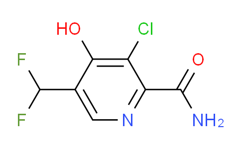 3-Chloro-5-(difluoromethyl)-4-hydroxypyridine-2-carboxamide