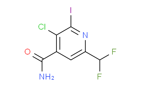 AM92566 | 1805268-28-3 | 3-Chloro-6-(difluoromethyl)-2-iodopyridine-4-carboxamide