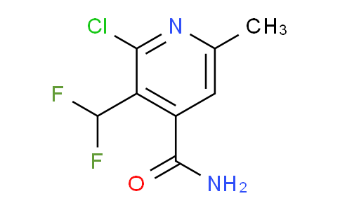 2-Chloro-3-(difluoromethyl)-6-methylpyridine-4-carboxamide