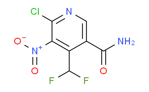 2-Chloro-4-(difluoromethyl)-3-nitropyridine-5-carboxamide