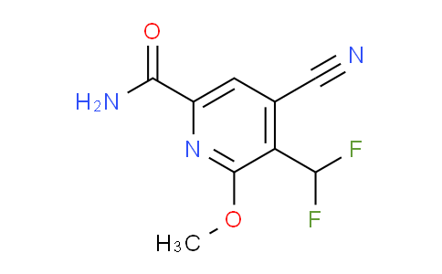 4-Cyano-3-(difluoromethyl)-2-methoxypyridine-6-carboxamide