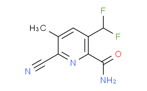 2-Cyano-5-(difluoromethyl)-3-methylpyridine-6-carboxamide