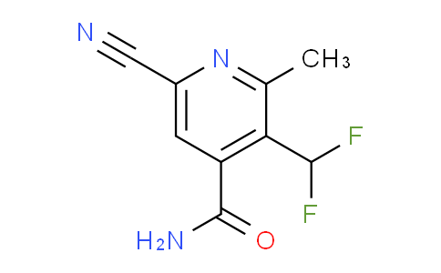 6-Cyano-3-(difluoromethyl)-2-methylpyridine-4-carboxamide