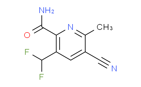 3-Cyano-5-(difluoromethyl)-2-methylpyridine-6-carboxamide