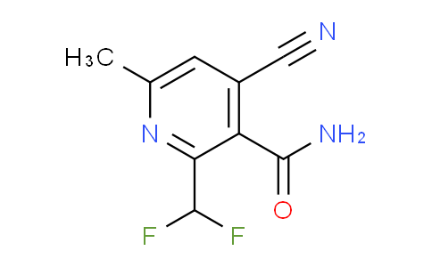 4-Cyano-2-(difluoromethyl)-6-methylpyridine-3-carboxamide