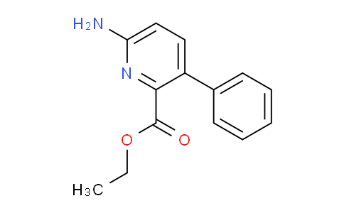 Ethyl 6-amino-3-phenyl-2-pyridinecarboxylate
