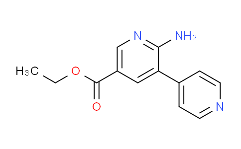 Ethyl 6-amino-5-(pyridin-4-yl)nicotinate