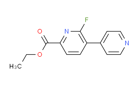 Ethyl 6-fluoro-5-(pyridin-4-yl)picolinate