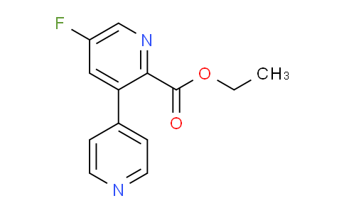 Ethyl 5-fluoro-3-(pyridin-4-yl)picolinate