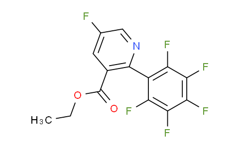 Ethyl 5-fluoro-2-(perfluorophenyl)nicotinate