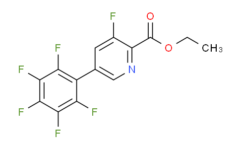 Ethyl 3-fluoro-5-(perfluorophenyl)picolinate