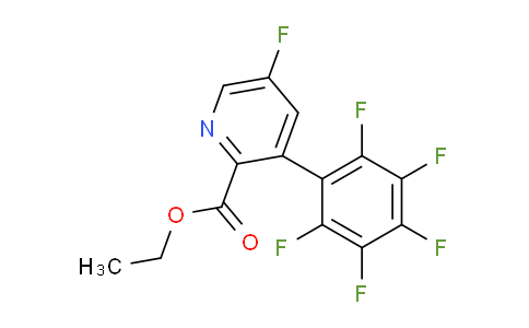 Ethyl 5-fluoro-3-(perfluorophenyl)picolinate