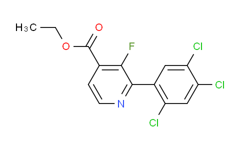 AM93191 | 1261678-90-3 | Ethyl 3-fluoro-2-(2,4,5-trichlorophenyl)isonicotinate