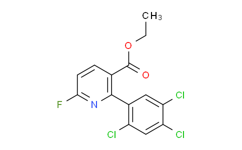 AM93198 | 1261509-92-5 | Ethyl 6-fluoro-2-(2,4,5-trichlorophenyl)nicotinate