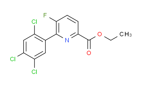 Ethyl 5-fluoro-6-(2,4,5-trichlorophenyl)picolinate