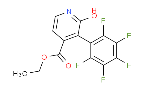 Ethyl 2-hydroxy-3-(perfluorophenyl)isonicotinate