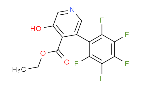 Ethyl 3-hydroxy-5-(perfluorophenyl)isonicotinate
