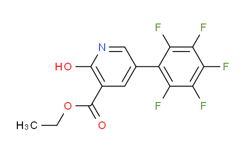 Ethyl 2-hydroxy-5-(perfluorophenyl)nicotinate