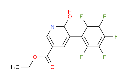 Ethyl 6-hydroxy-5-(perfluorophenyl)nicotinate
