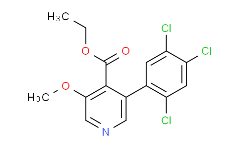 AM93229 | 1261875-85-7 | Ethyl 3-methoxy-5-(2,4,5-trichlorophenyl)isonicotinate