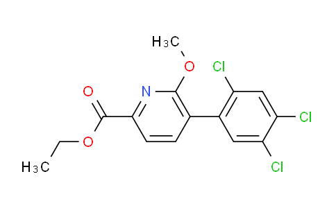 AM93234 | 1261811-49-7 | Ethyl 6-methoxy-5-(2,4,5-trichlorophenyl)picolinate