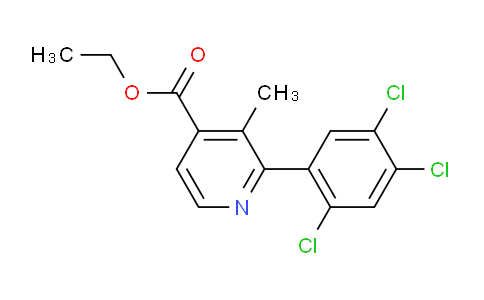 Ethyl 3-methyl-2-(2,4,5-trichlorophenyl)isonicotinate