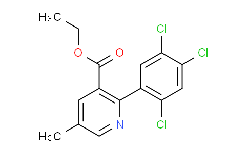 Ethyl 5-methyl-2-(2,4,5-trichlorophenyl)nicotinate
