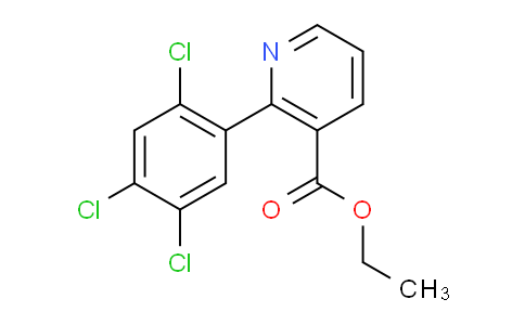 Ethyl 2-(2,4,5-trichlorophenyl)nicotinate