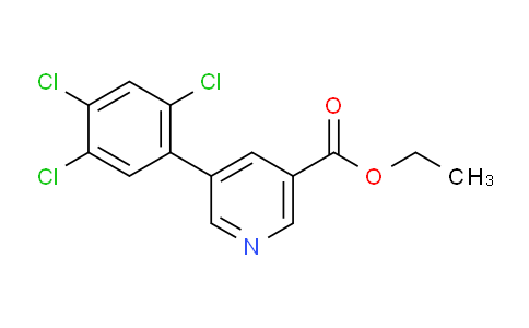 Ethyl 5-(2,4,5-trichlorophenyl)nicotinate