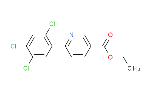 Ethyl 6-(2,4,5-trichlorophenyl)nicotinate