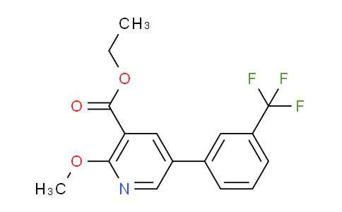 Ethyl 2-methoxy-5-(3-(trifluoromethyl)phenyl)nicotinate
