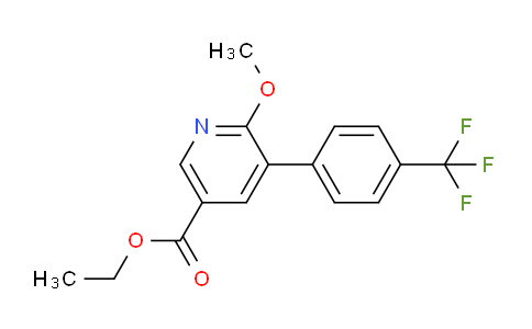 AM93282 | 1261548-70-2 | Ethyl 6-methoxy-5-(4-(trifluoromethyl)phenyl)nicotinate