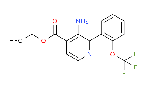 AM93318 | 1261733-01-0 | Ethyl 3-amino-2-(2-(trifluoromethoxy)phenyl)isonicotinate