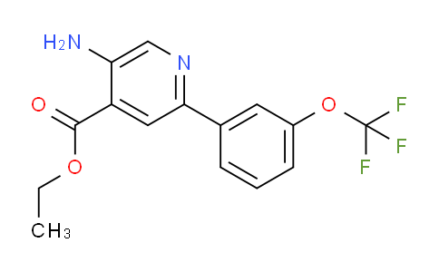 Ethyl 5-amino-2-(3-(trifluoromethoxy)phenyl)isonicotinate