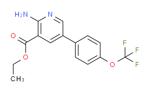 Ethyl 2-amino-5-(4-(trifluoromethoxy)phenyl)nicotinate