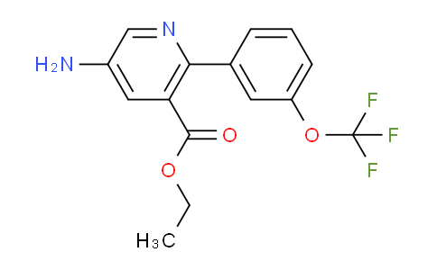 Ethyl 5-amino-2-(3-(trifluoromethoxy)phenyl)nicotinate