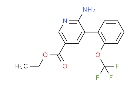 AM93333 | 1261572-03-5 | Ethyl 6-amino-5-(2-(trifluoromethoxy)phenyl)nicotinate