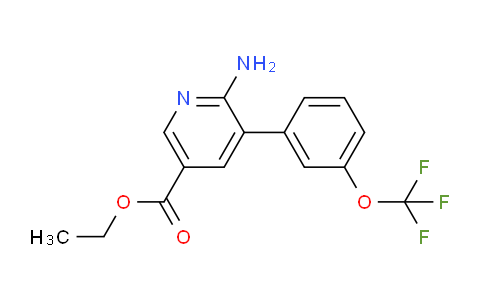 AM93334 | 1261464-21-4 | Ethyl 6-amino-5-(3-(trifluoromethoxy)phenyl)nicotinate