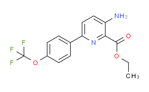 Ethyl 3-amino-6-(4-(trifluoromethoxy)phenyl)picolinate