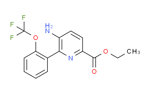 AM93339 | 1261655-90-6 | Ethyl 5-amino-6-(2-(trifluoromethoxy)phenyl)picolinate
