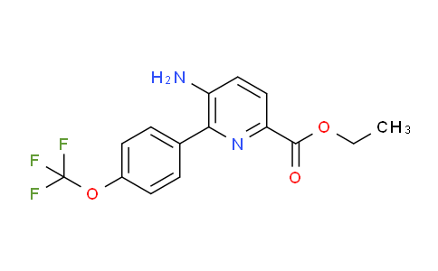 Ethyl 5-amino-6-(4-(trifluoromethoxy)phenyl)picolinate