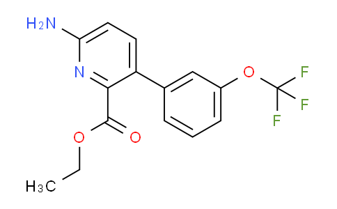 Ethyl 6-amino-3-(3-(trifluoromethoxy)phenyl)picolinate