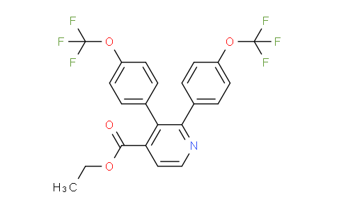 AM93359 | 1261615-57-9 | Ethyl 2,3-bis(4-(trifluoromethoxy)phenyl)isonicotinate