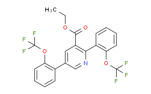 AM93369 | 1261447-42-0 | Ethyl 2,5-bis(2-(trifluoromethoxy)phenyl)nicotinate