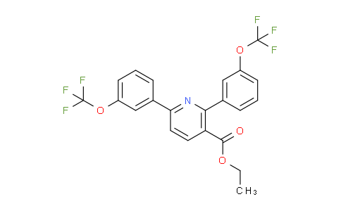 AM93373 | 1261486-16-1 | Ethyl 2,6-bis(3-(trifluoromethoxy)phenyl)nicotinate