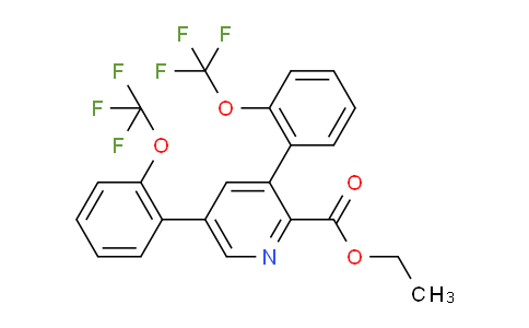 AM93378 | 1261464-30-5 | Ethyl 3,5-bis(2-(trifluoromethoxy)phenyl)picolinate