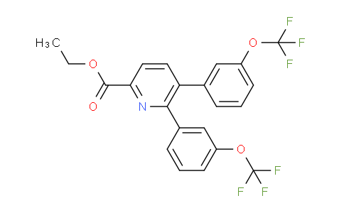AM93384 | 1261878-73-2 | Ethyl 5,6-bis(3-(trifluoromethoxy)phenyl)picolinate
